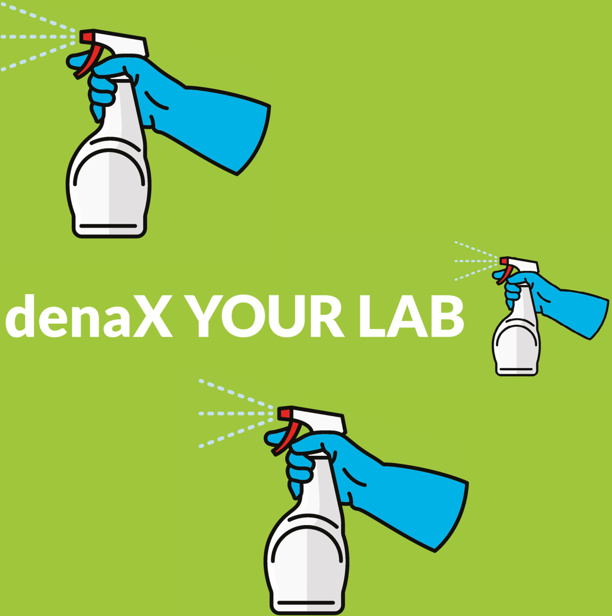 Dekontaminationsspray für die Molekularbiologie